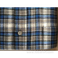 Flannel Cotton Plaid Fabric Business Shirt